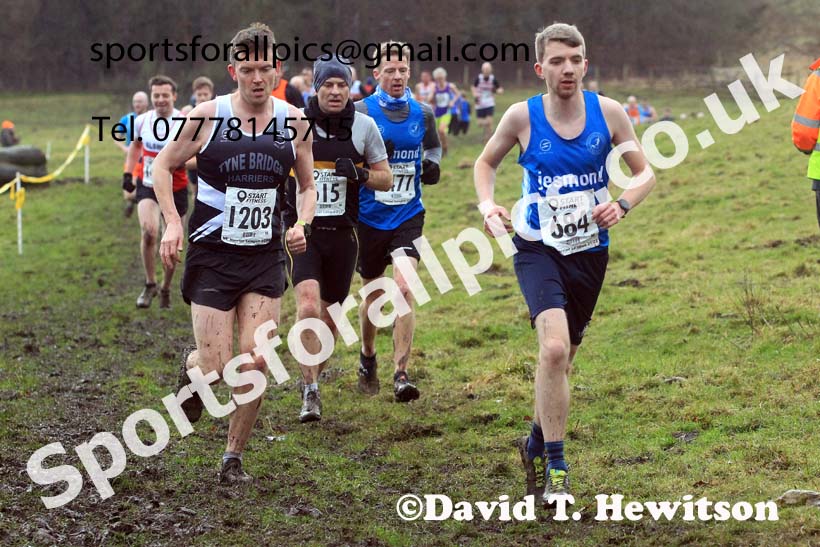 Senior mens 2022 North Eastern Harrier League, Thornley Farm, Peterlee, County Durham. Photo: David T. Hewitson/Sports for All Pics